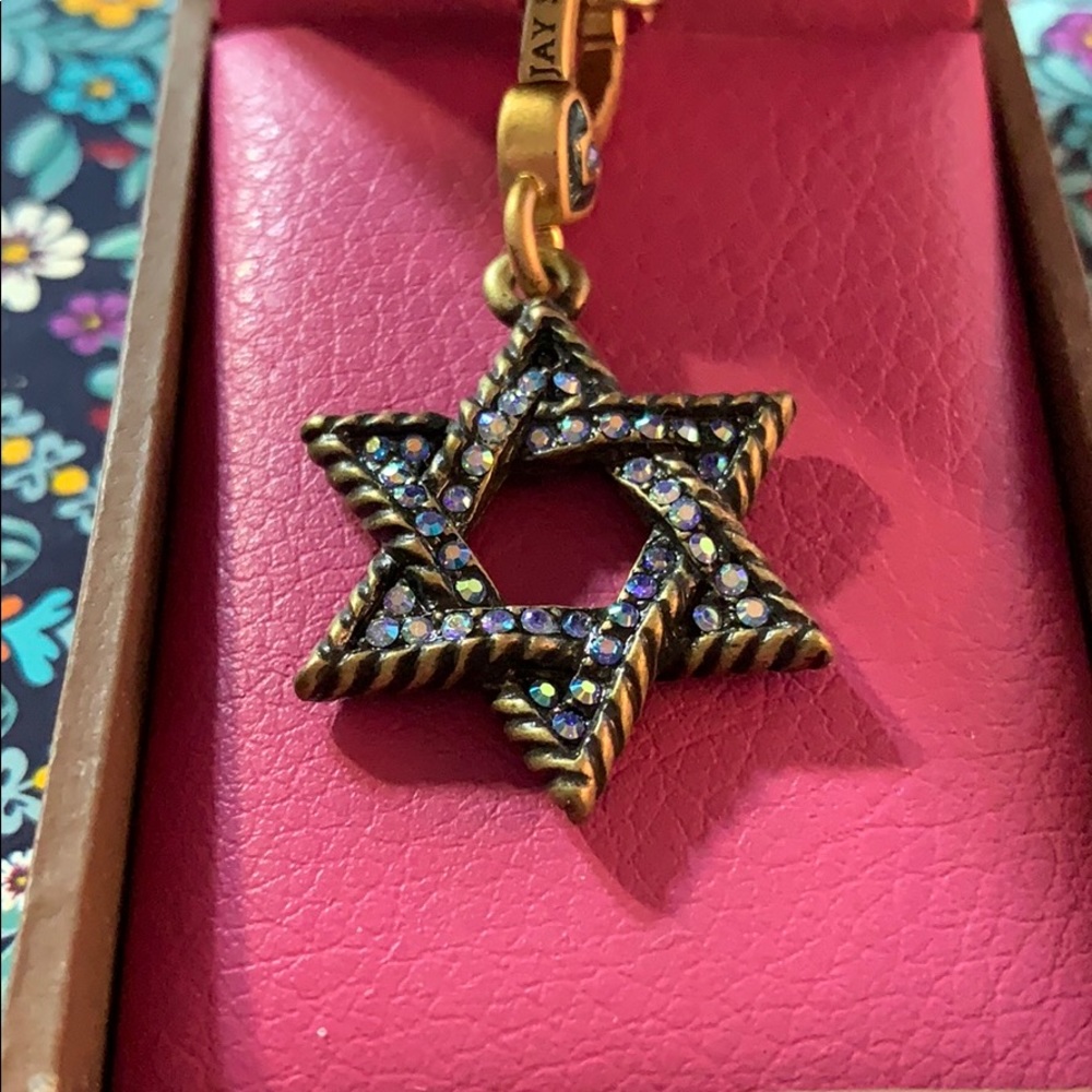 Jay Strongwater Star of David Charm